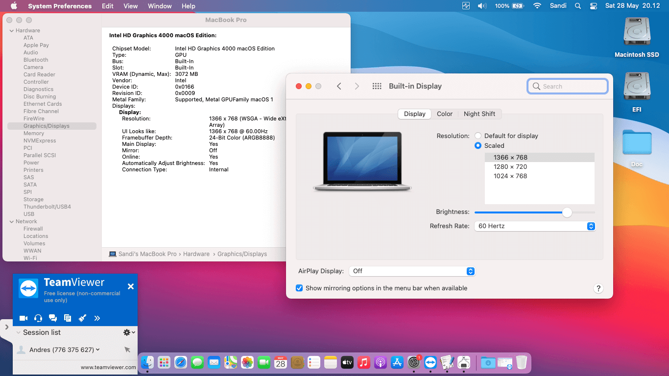 HP EliteBook 2570P 2nd [IvyBridge   Intel HD 4000 + PS2]   OpenCore 4